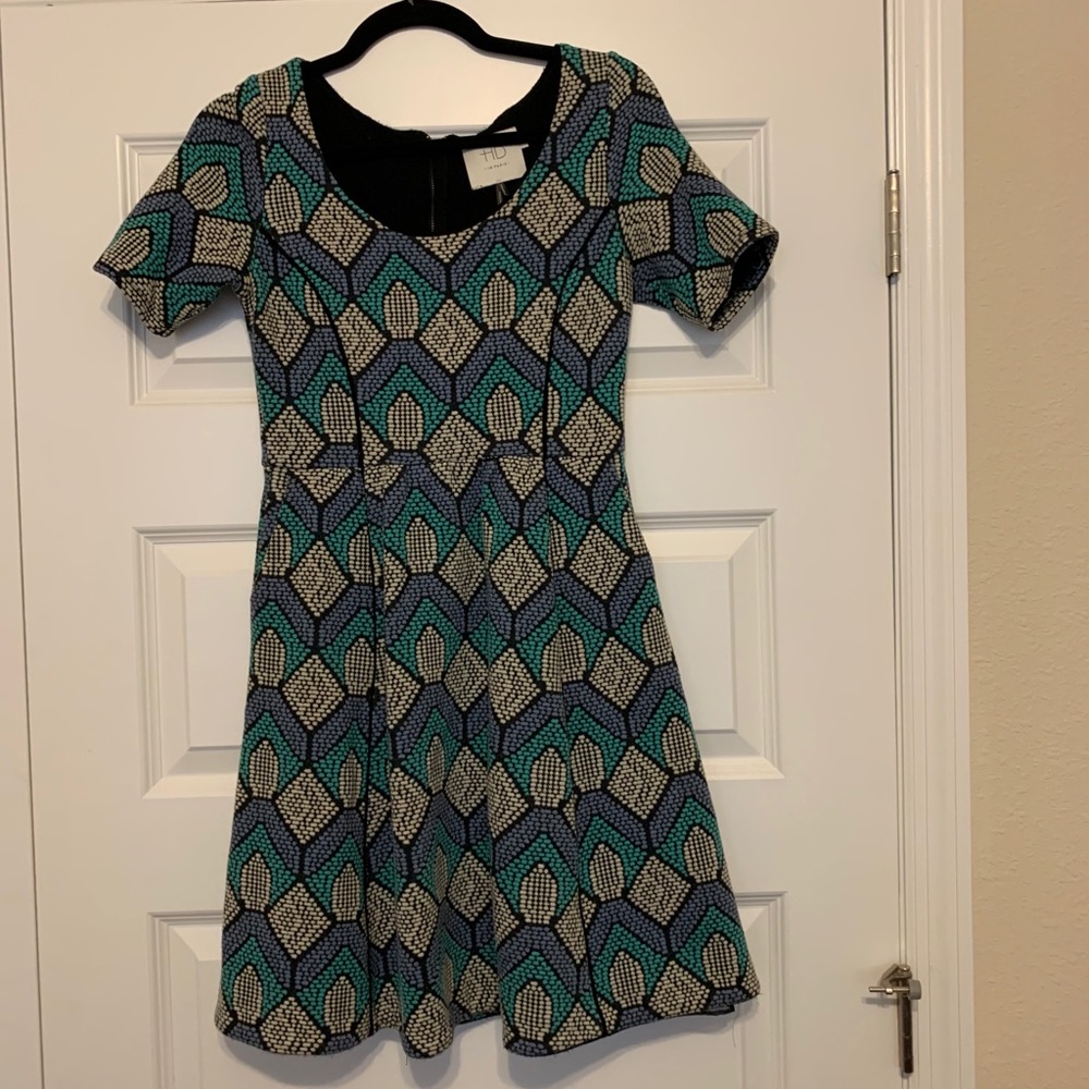Anthropologie HD in Paris Hollyhock Dress XS - Picture 2 of 5